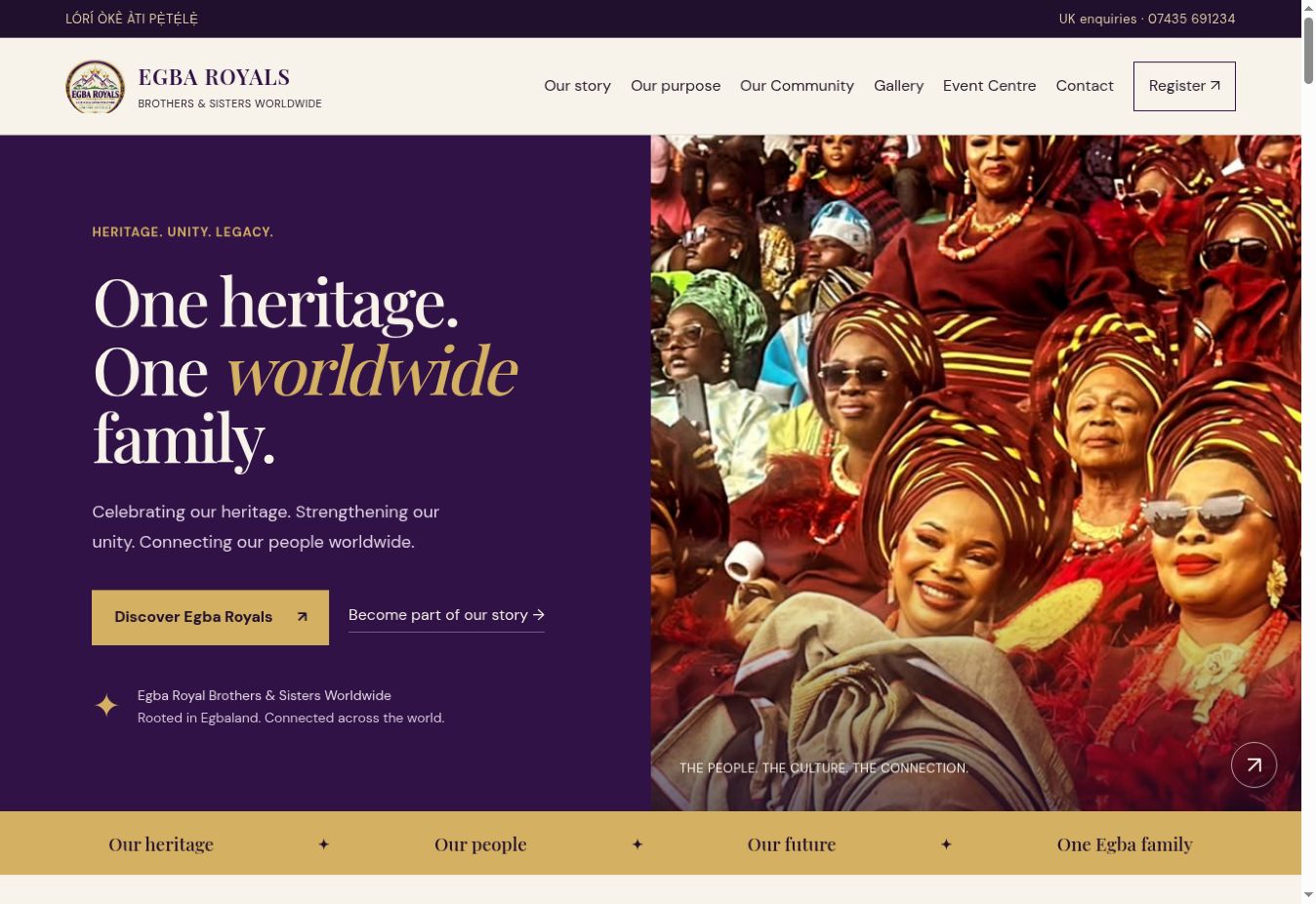 Egba Royals homepage